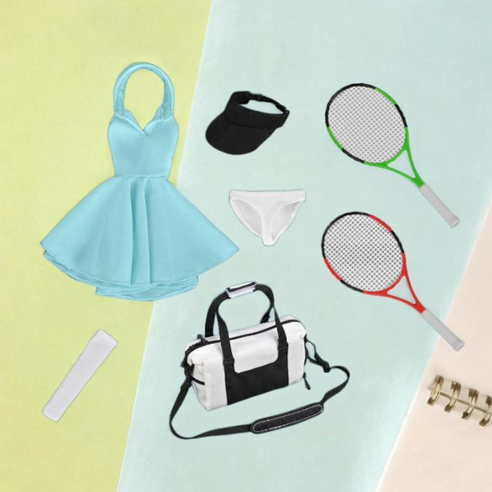 Conjunto Deportivo Tenis Muñeca Escala 1/6