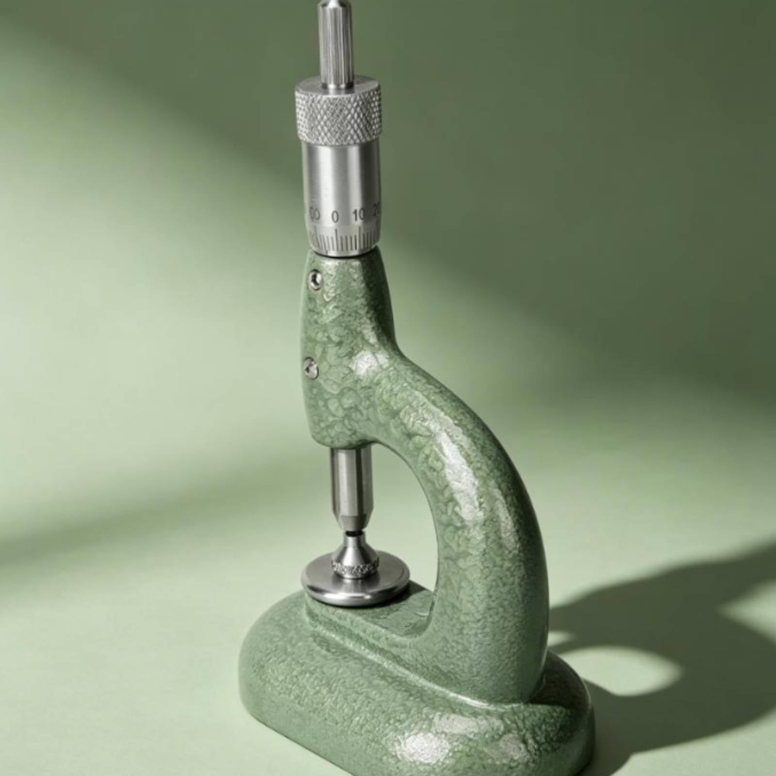 Baoblaze Macchina per Riparazione Orologi Pressa per Gioielli Attrezzo Banco Strumento Manuale con Struttura Robusta Metallo Verniciato Uso Prolungato Adatta Officina Orologiai Appassionati