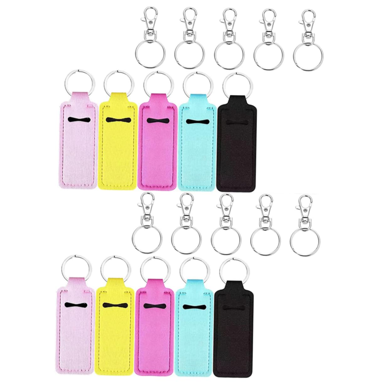 Healeved Lippenstiftetui Make Up Staubdicht Süßer Schlüsselanhänger Lippenstift Organizer Tubenhalter Tragbare Lippenstifthülle Schlüsselanhänger Lippenstift Schlüsselanhänger