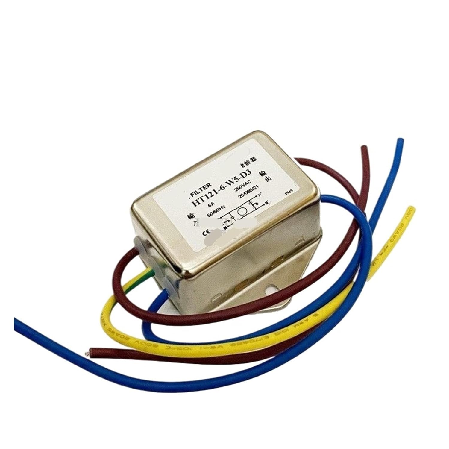 AC 220V Filter HT121-6-W5-D3 6A 3A(HT121-6-W5-D3 6A)