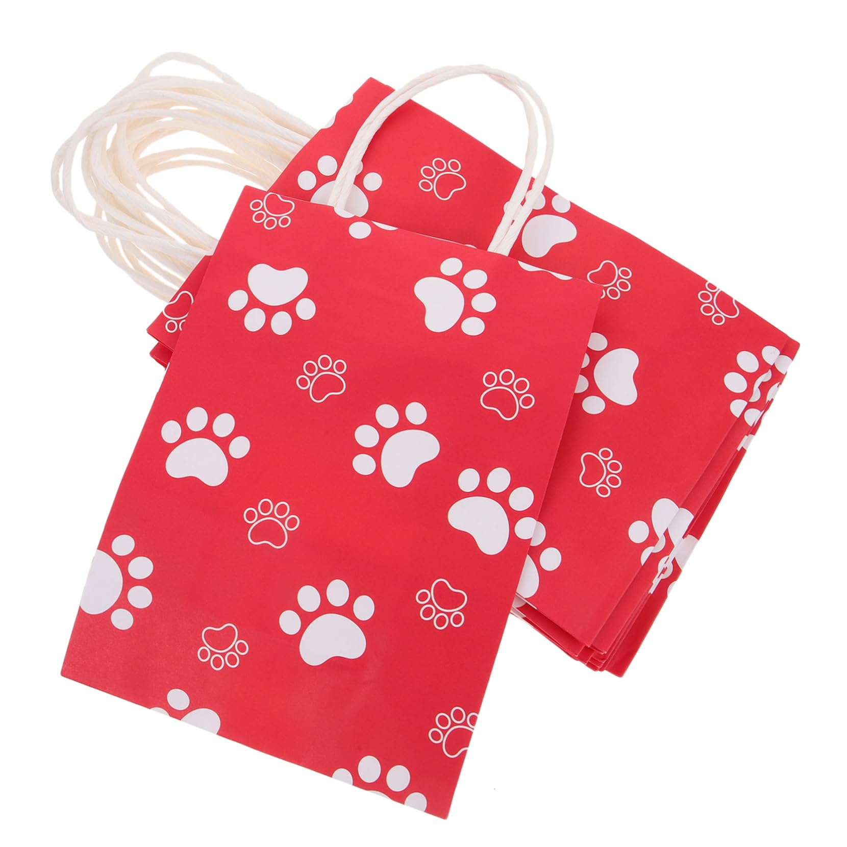 Gadpiparty 5 Series Bolso Bolsas De Papel Con Asas Golosinas A Granel Chico Favor Bolsas De Dulces De Fiesta Bolsas De Papel Para Bolsas De Rojo 12 Piezas X 5