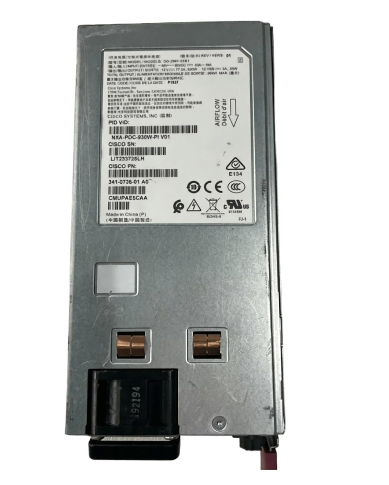TPKMVGAP NXA-PDC-930W-PI V01 341-0736-01 power supply