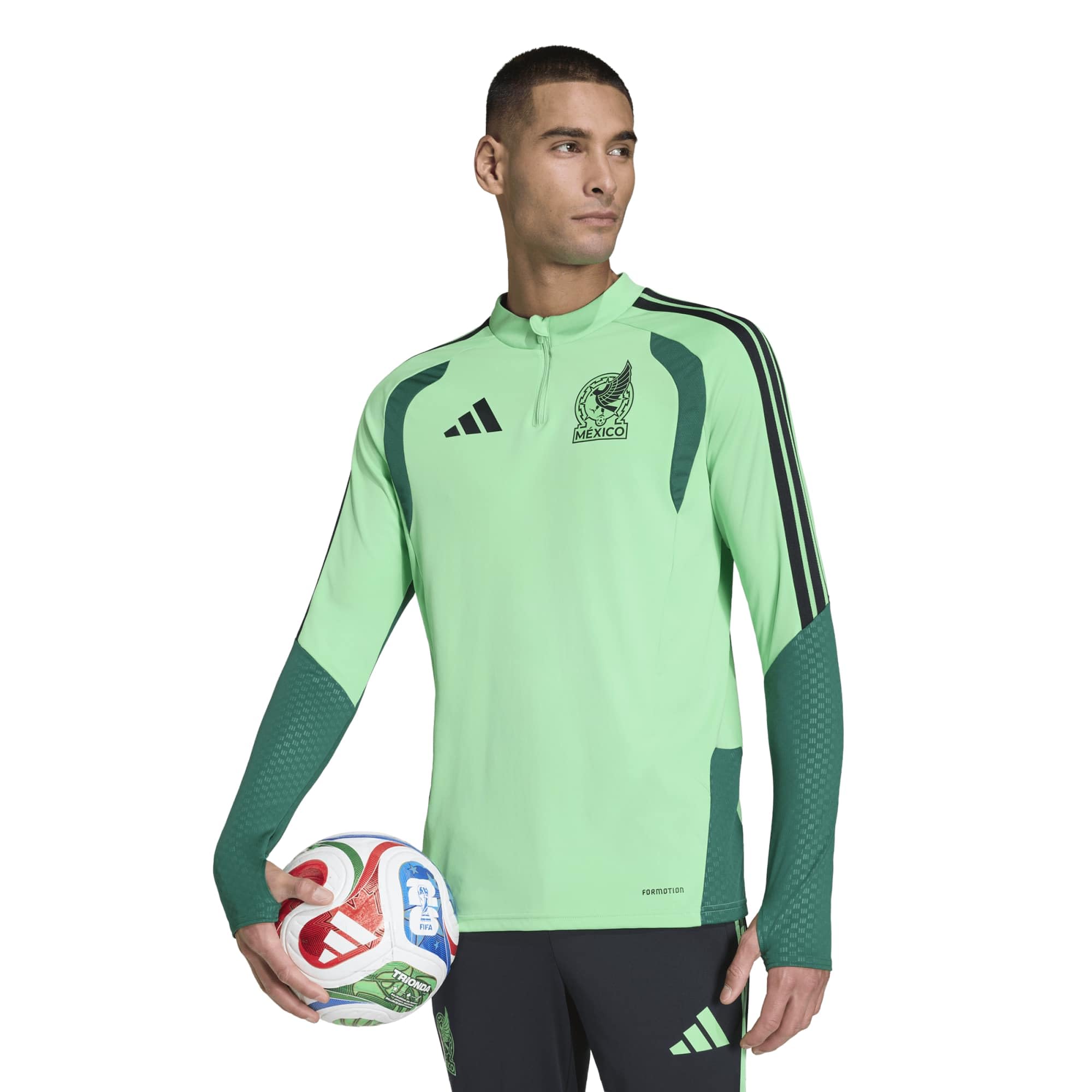 adidas Męska koszulka treningowa Mexico 2026 z krótkim rękawem