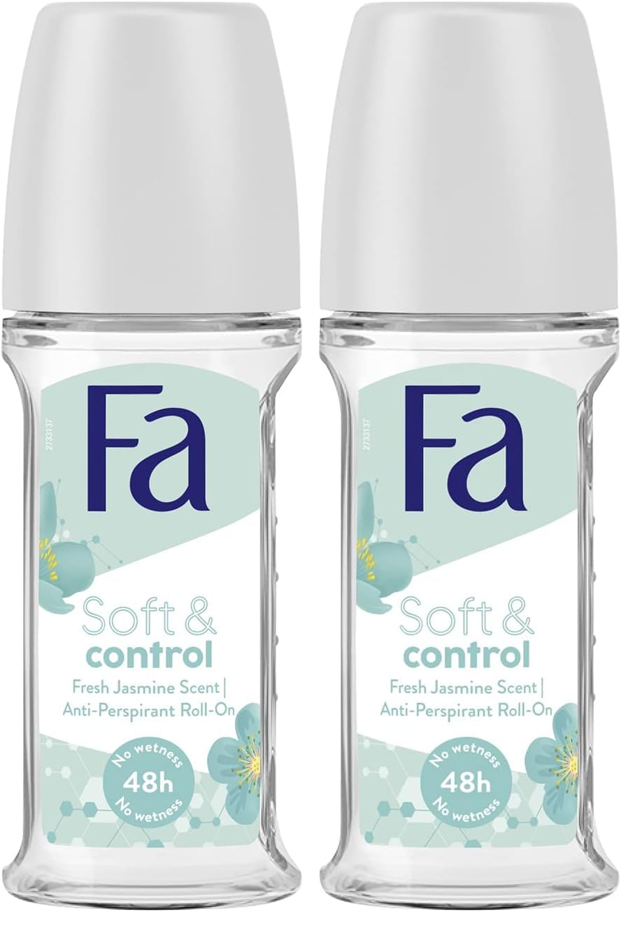 Fa Kadın Soft & Control Roll-On 50 ml Yasemin Kokulu 1 Adet 2li paket