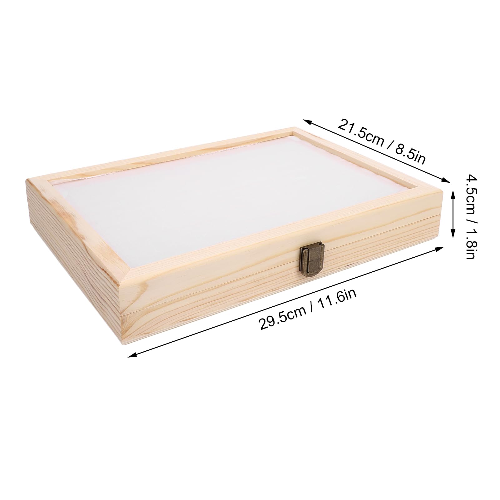 135 Film Case, Solid Wood Display Case for 30 Rolls of 35mm Films, 35mm Film Storage Box to Preserve and Protect Yours