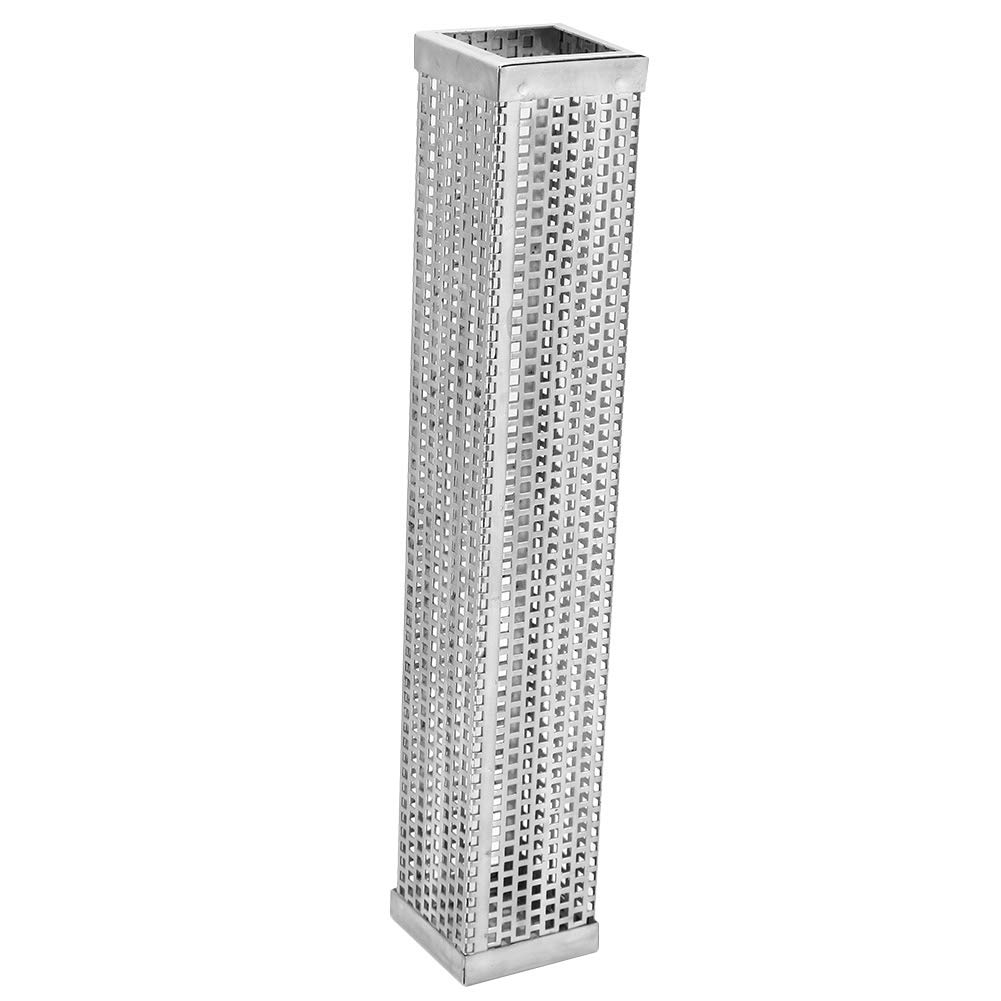 BBQ Smoker Tube Stainless Steel 12in 304 Barbecue Smokers Accessory Electric Charcoal Grill Triangular (Square 12 Inch)