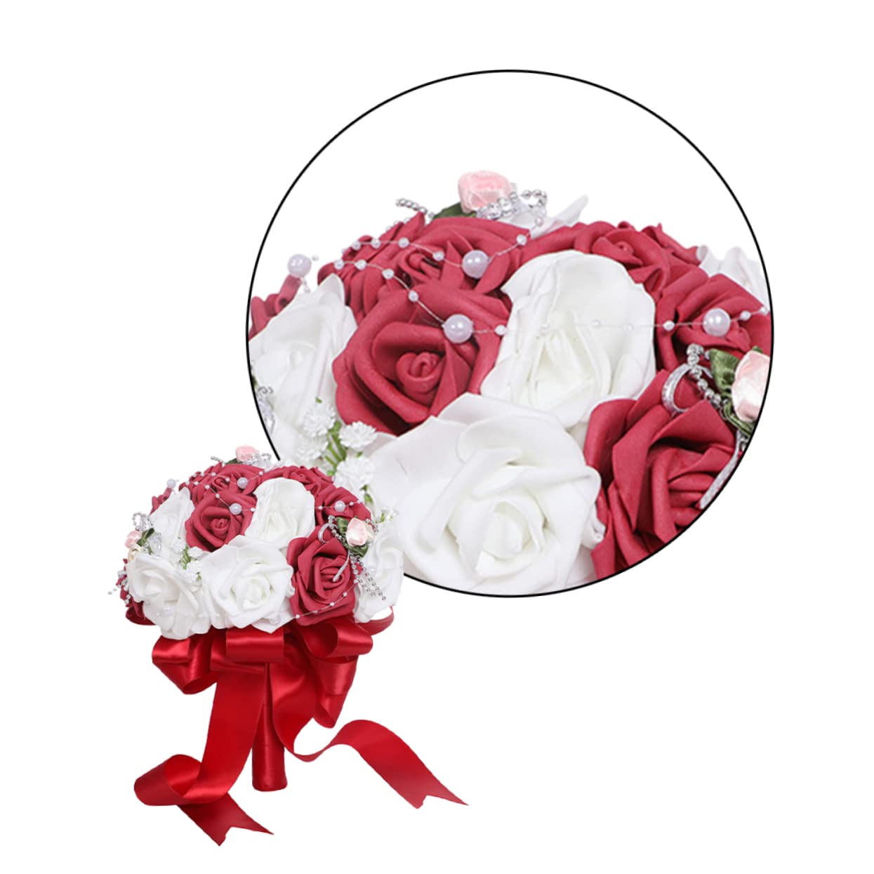 Idéé Et Photo Décoration Mariage: Bouquet De Mariée Banque D'Images