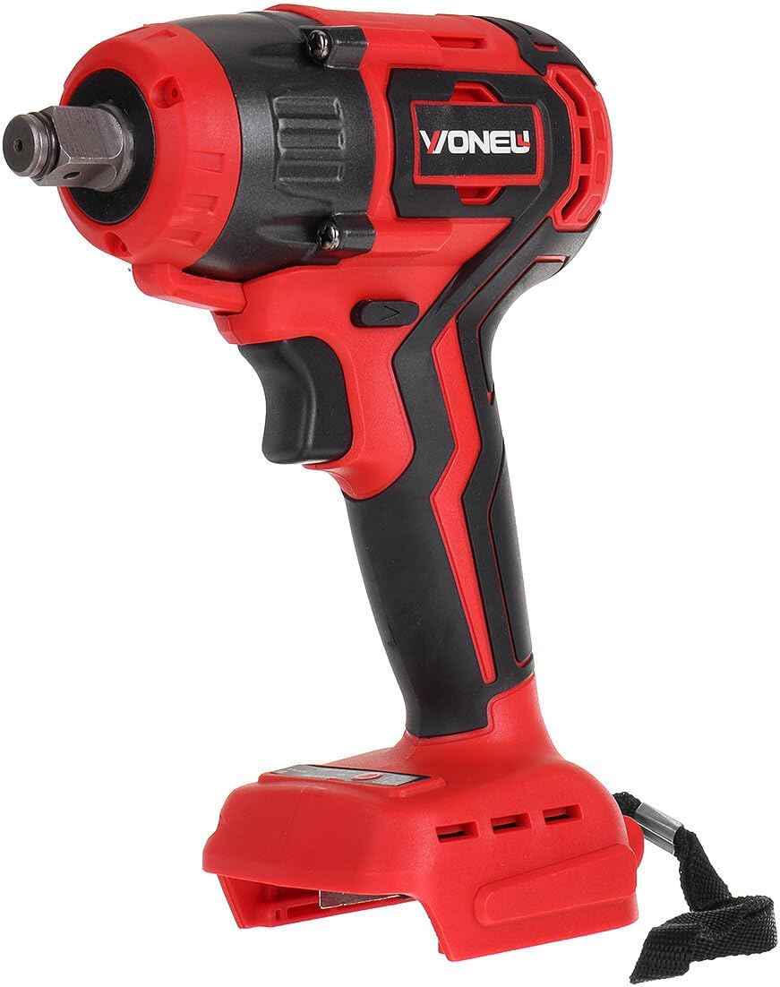880N.M 4500r/min Electric Wrench Cordless Brushless Impact Drill Hammer For M 18V Battery