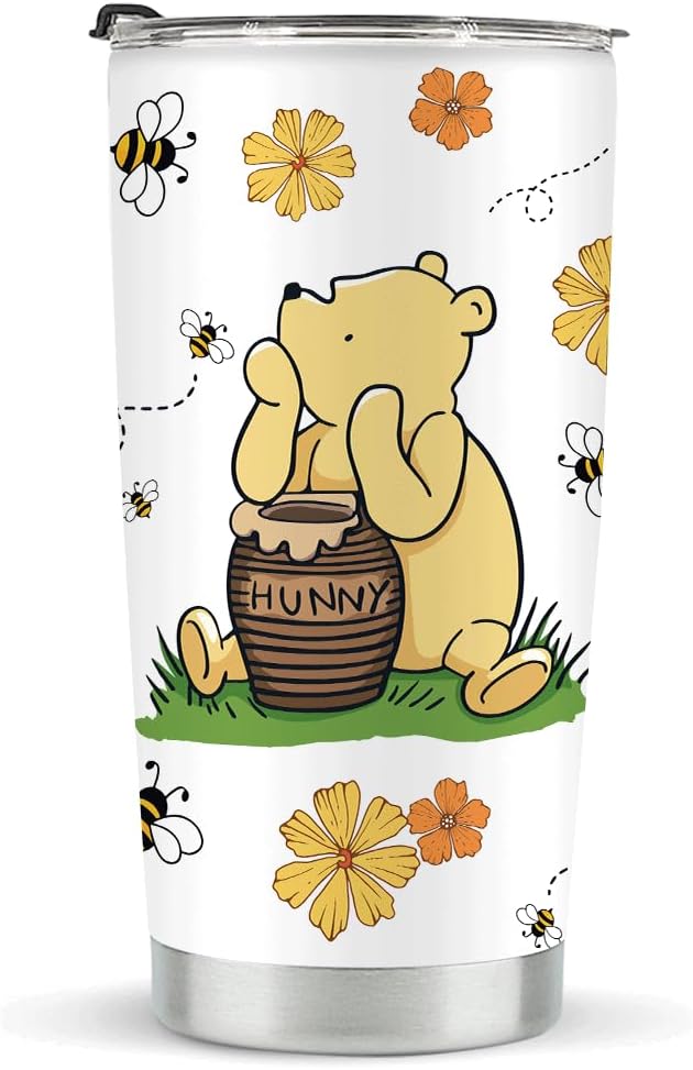 LONGXIN Classic Cute Bear Gifts Tumbler Cup 20 Oz