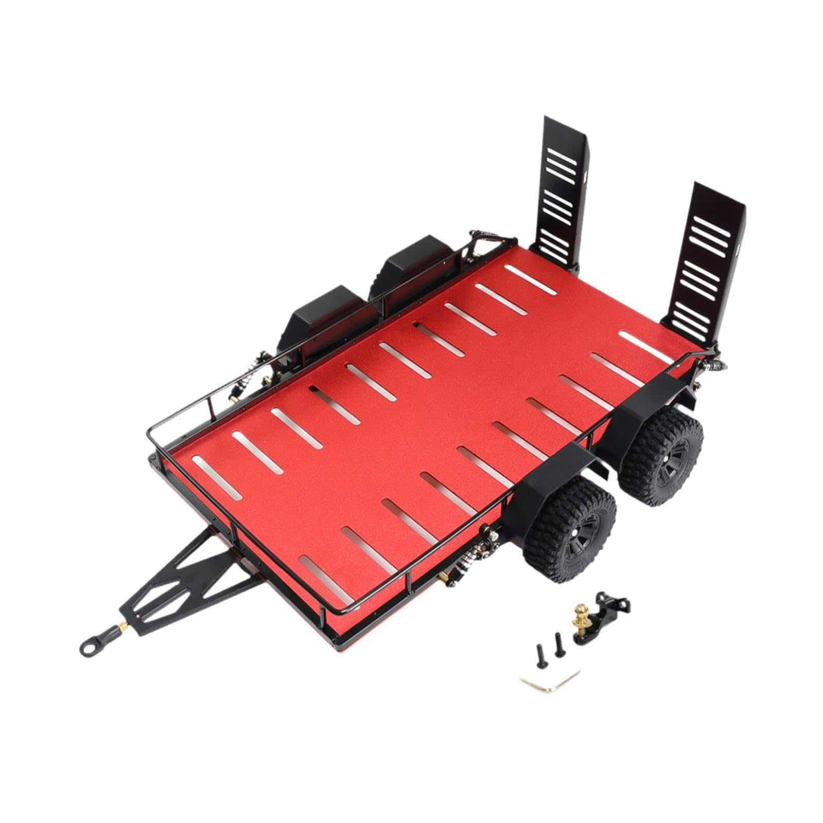 Rimorchio per auto RC con set di pneumatici, parti di ricambio | modelli di auto cingolate RC fai da te, utilizzabili a lungo termine