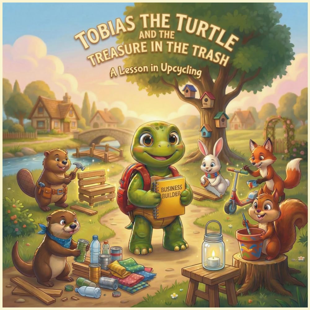 Tobias the Turtle and the Treasure in the Trash: A Lesson in Upcycling (Tobias The Turtle: A Business Builder Story)