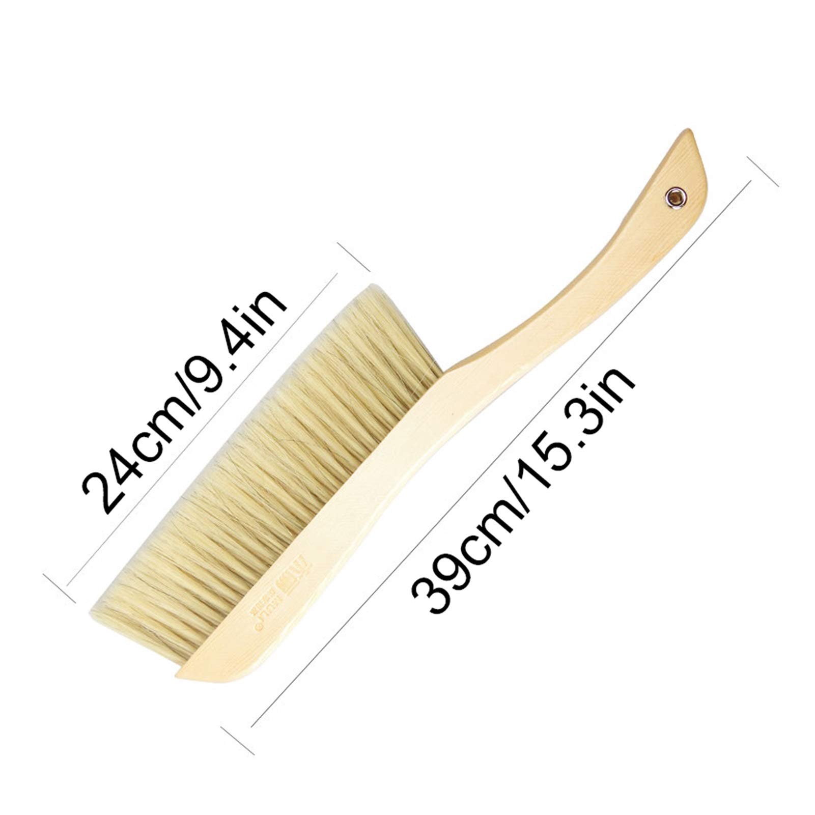 Plumero doméstico, Cepillo Suave for Polvo con Mango Largo de Madera, for Limpiar el Pelo sofás, sábanas, colchas, alfombras, Herramientas Limpieza Reutilizables
