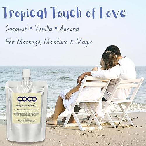 Miniatura 13 de Coco Bliss Lubricante natural de aceite de coco, hidratante íntimo, lubricante para él y ella, aceite de masaje personal, hidratante suave y sedoso