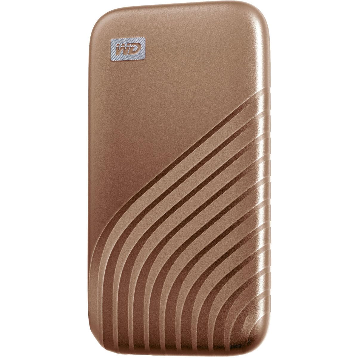 WD My Passport SSD 2 TB mobiler SSD Speicher (NVMe-Technologie, USB-C und USB 3.2 Gen-2 kompatibel, Lesen 1050 MB/s, Schreiben 1000 MB/s) Rose Gold