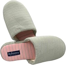 de fonseca Women's Non-Slip Washable Cotton Slippers from Home