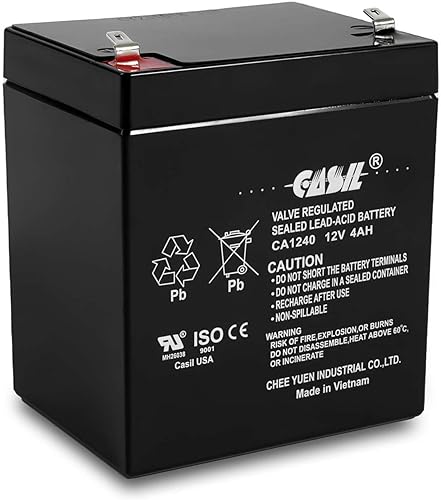 CASIL CA-1240 12V 4AH Solex BD124 Panel de seguridad DSC de respaldo de alarma reemplazado