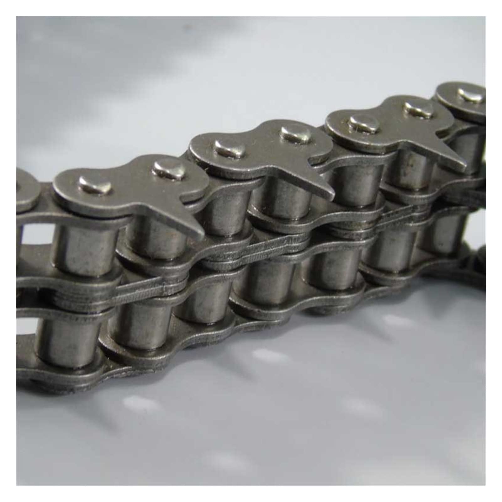 1.5m Length, Standard Single Side Sharp Teeth Double Row Transmission Duplex Roller Drive Chain MINGPING (Size : 08B-2)