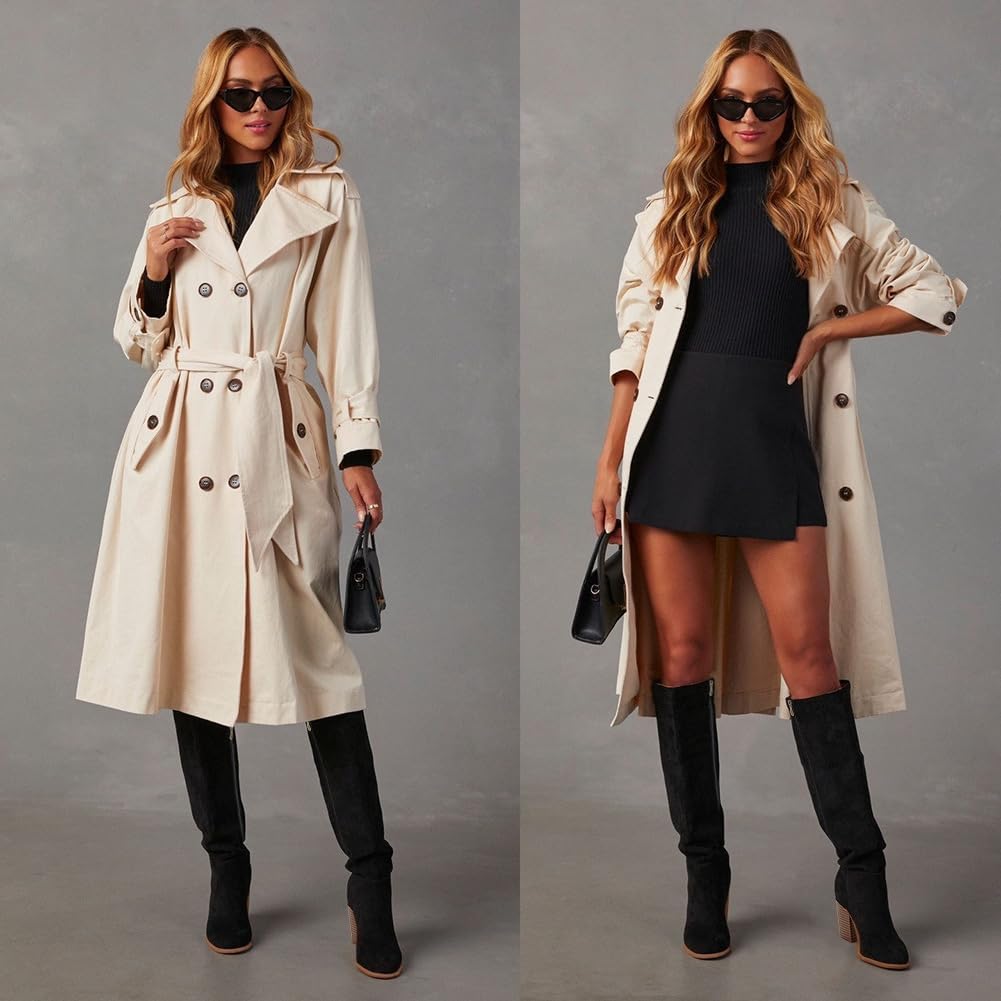 MeiLuSi Womens Knee High Boots Pointed Toe Suede Boots Chunky Heel Faux Slouchy Shoes Tall Fall 2025 Side Zipper - Image 2