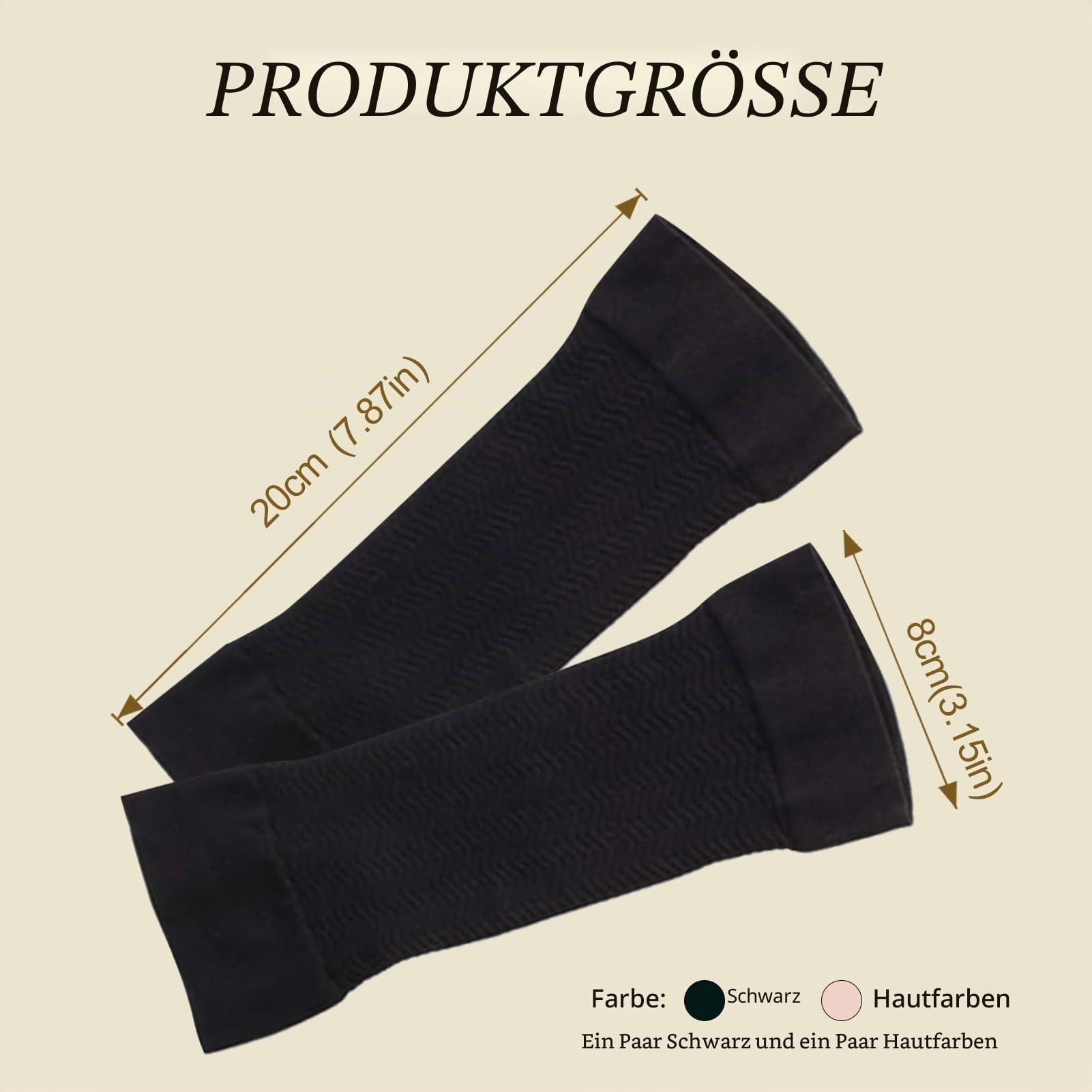 2 Paar Unterarm Tätowierung Abdeckung, Armsleeve Tattoo Abdeckung Unterarm-Tattoo-Band Kompressionsbandage Abnehmen ArmÄrmel Arm Sleeves Sportärmel Schlankmachende Armstulpen(Hautfarbe + Schwarz)