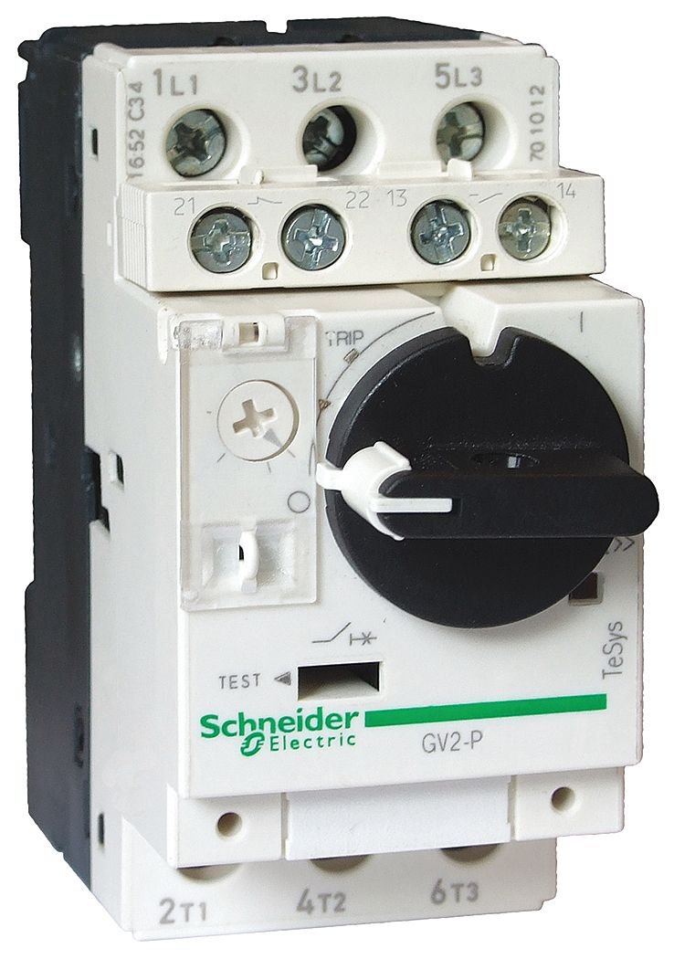 SCHNEIDER ELECTRIC 600-VAC 1-AMP GV2P05 Manual Starter 600VAC 1AMP IEC