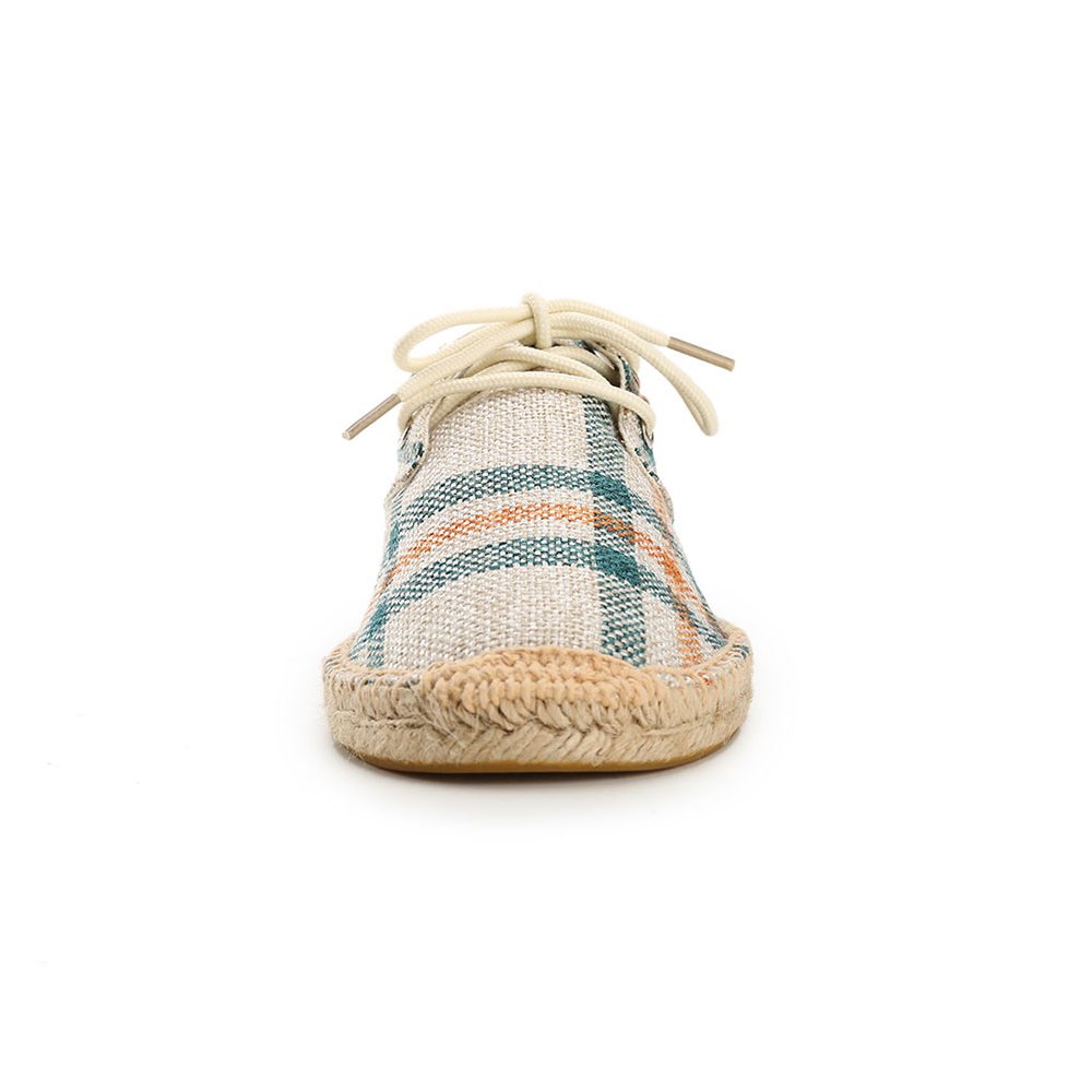 Kennti Alpargatas de Cordones y Chambray Hombre