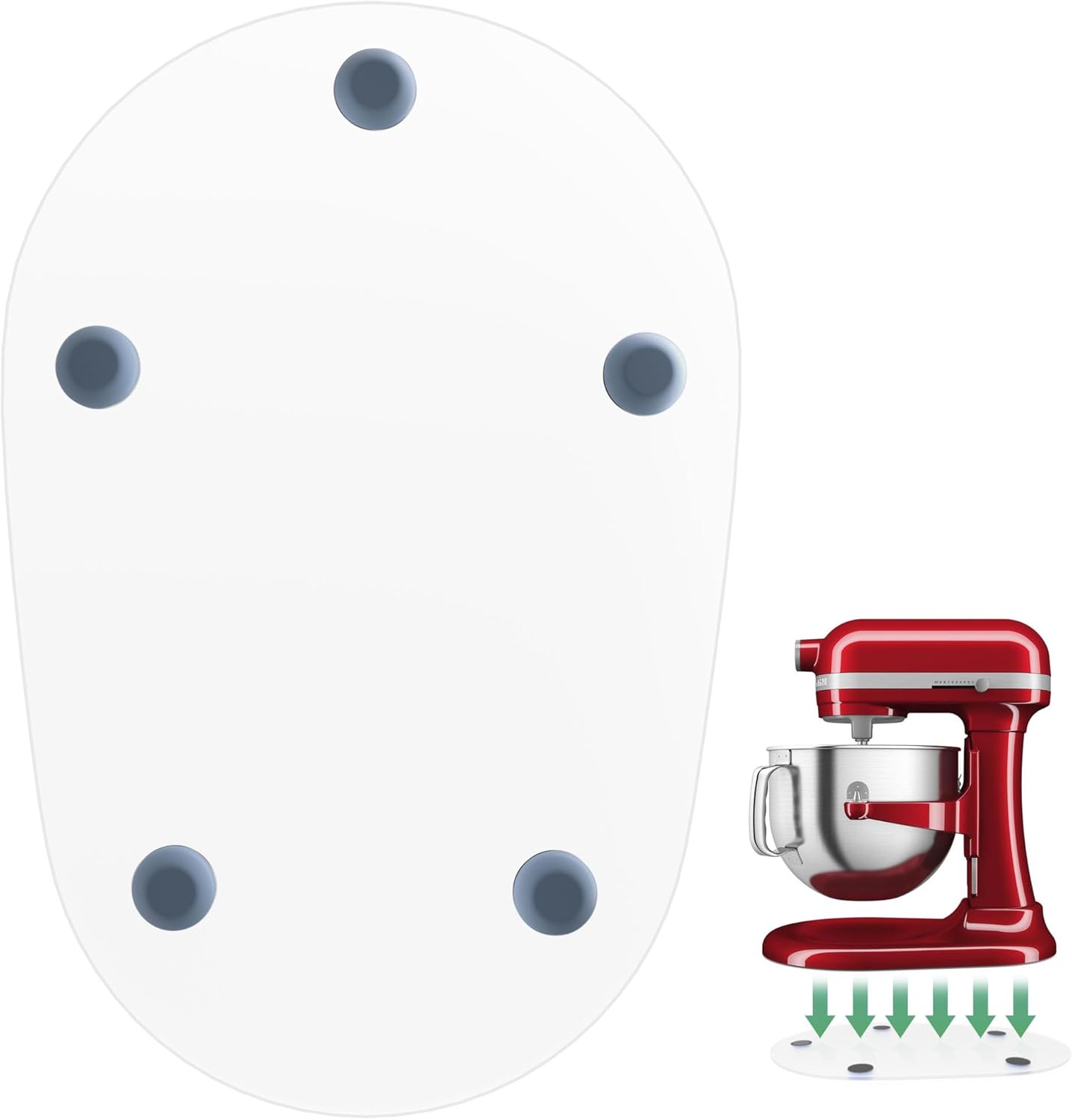 Acrylic Mixer Slider Compatible with Kitchenaid Mixer Accessories, Appliance Slider Board for Tilt Head Kitchen Aid 5-8 Qt Stand Mixer Accessories Sliding Tray for Countertop Acrylic Mixer Slider Compatible with Kitchenaid Mixer Accessories, Appliance Slider Board for Tilt Head Kitchen Aid 5-8 Qt Stand Mixer Accessories Sliding Tray for Countertop