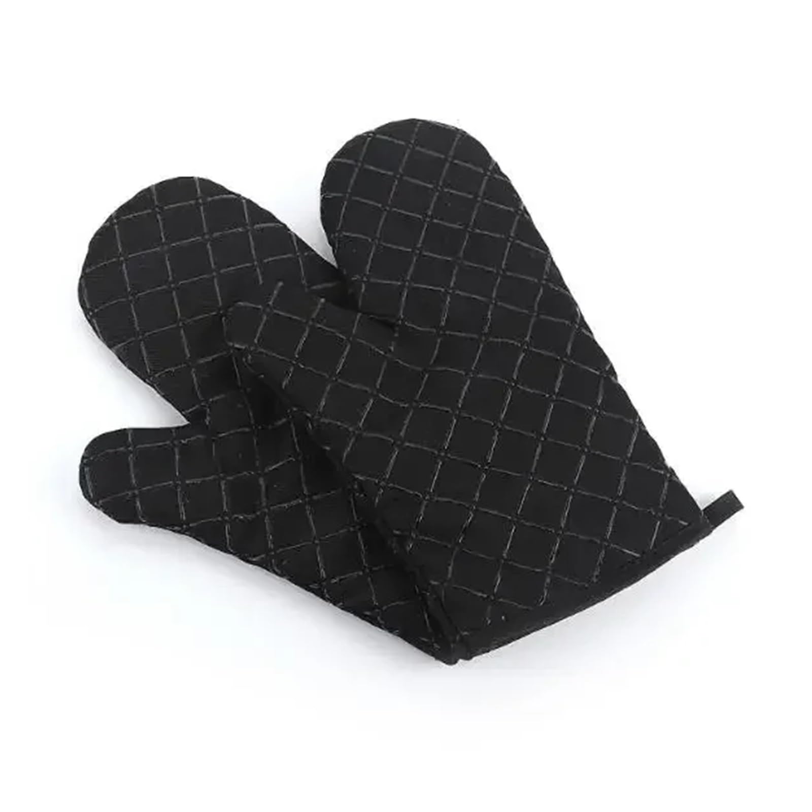 MRKU Gants de Cuisine pour Four, Lot de 2, avec revêtement antidérapant en Silicone et Coton imprimé.