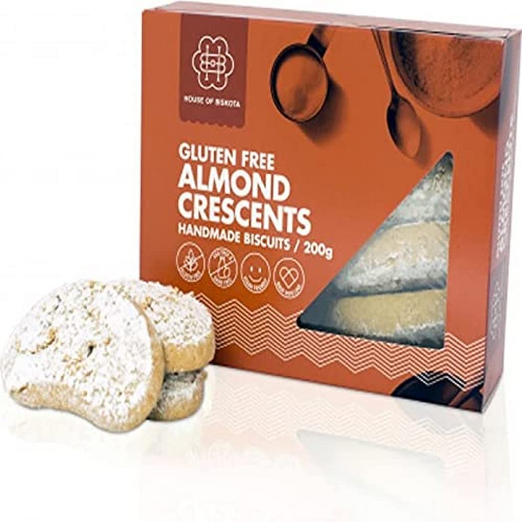 House of Biskota Gluten Free Almond Crescents Biscuits 200 g