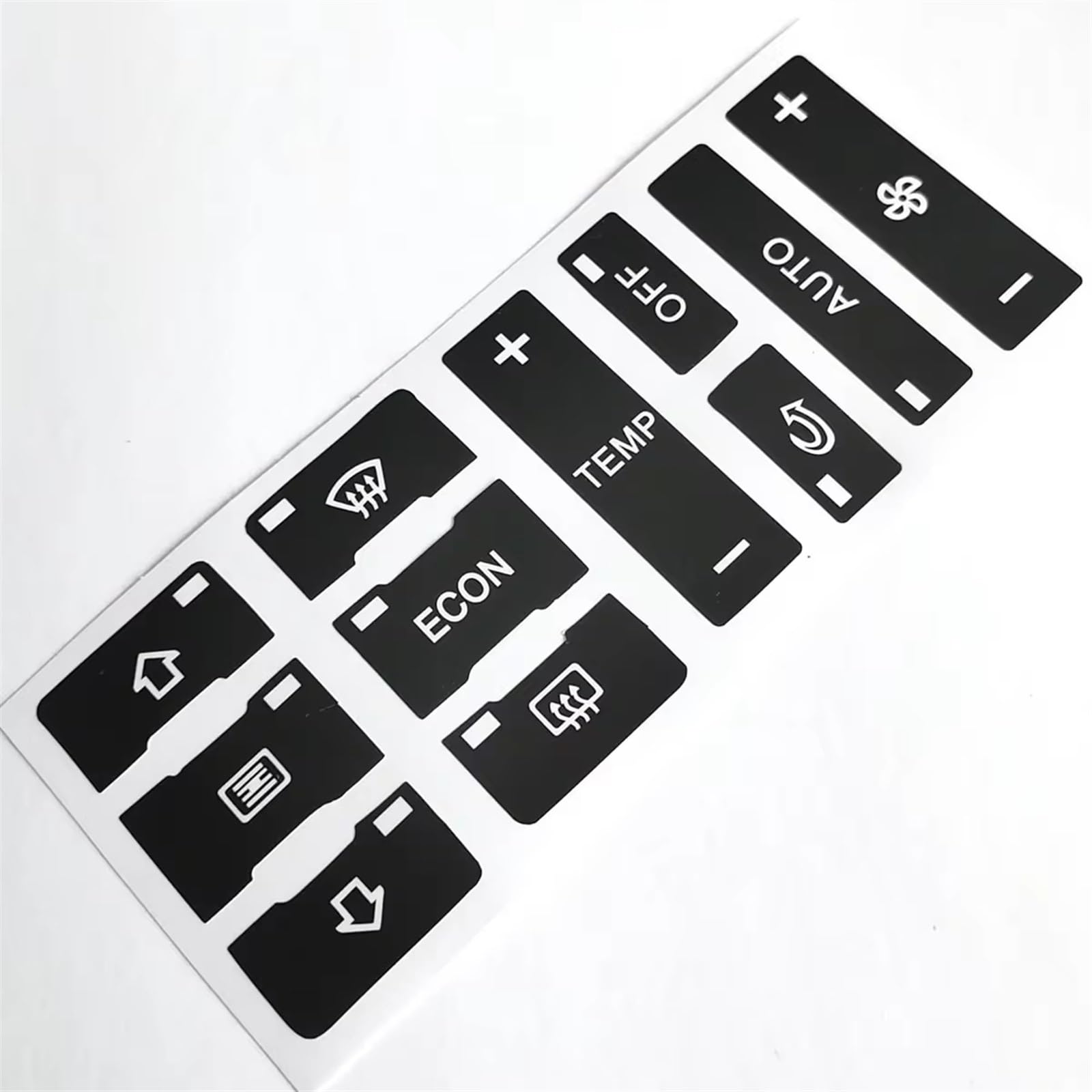 Button Repair Sticker Compatible with for A2 A3 8L Car Interior Air Conditioning Control Switch Button Repair Sticker Decals Car Stickers