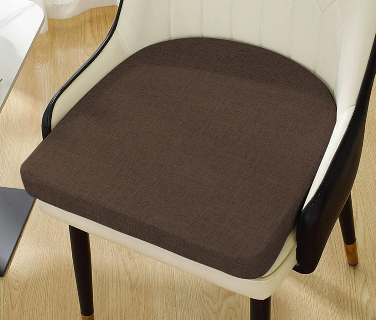 Cojín cómodo en forma de U texturizado para sillas de exterior 45x45