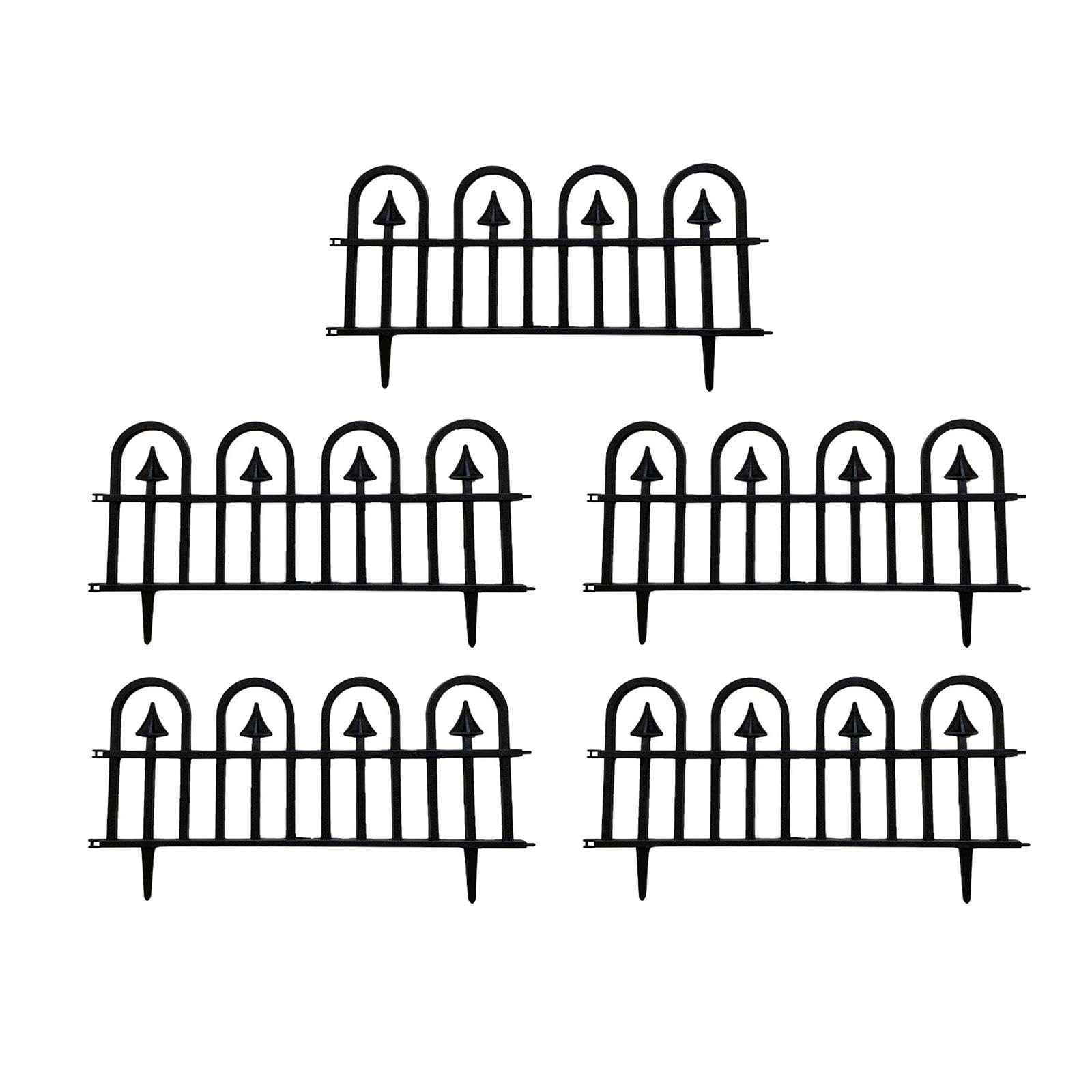 5 Pièces de Bordure de Jardin, Barrière de Protection, Décoration Paysagère