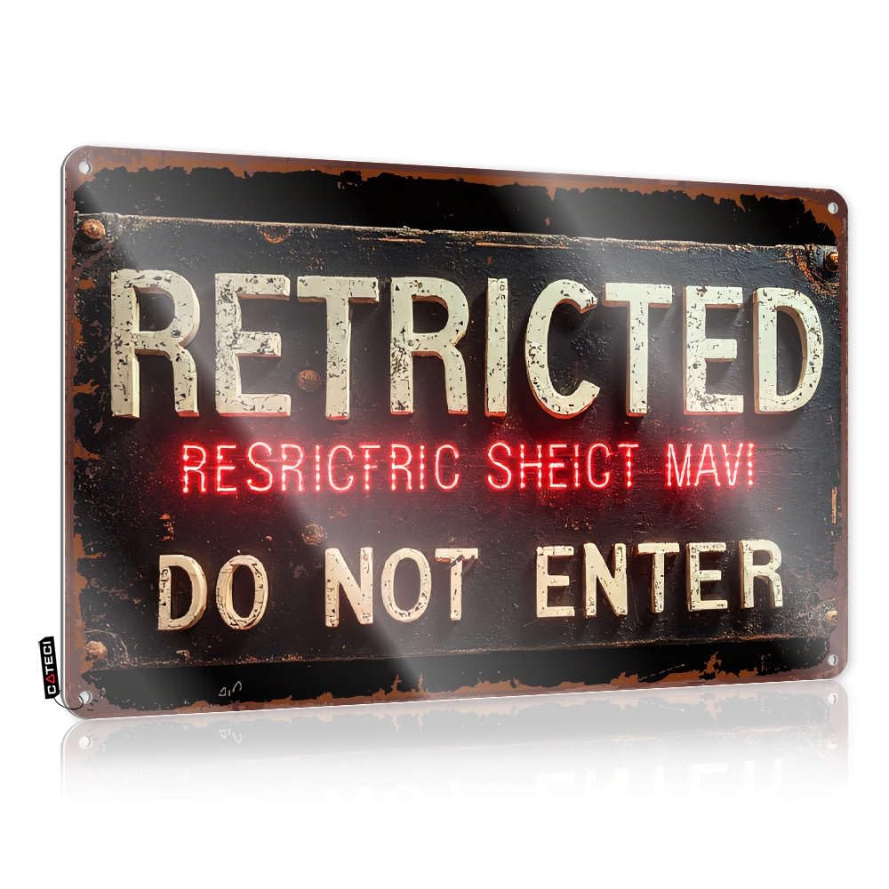Fzfn Colour Wall Art Soft Bath Cottage Restricted Area - No Entry For Farm - Fall Customizable(30X40cm)