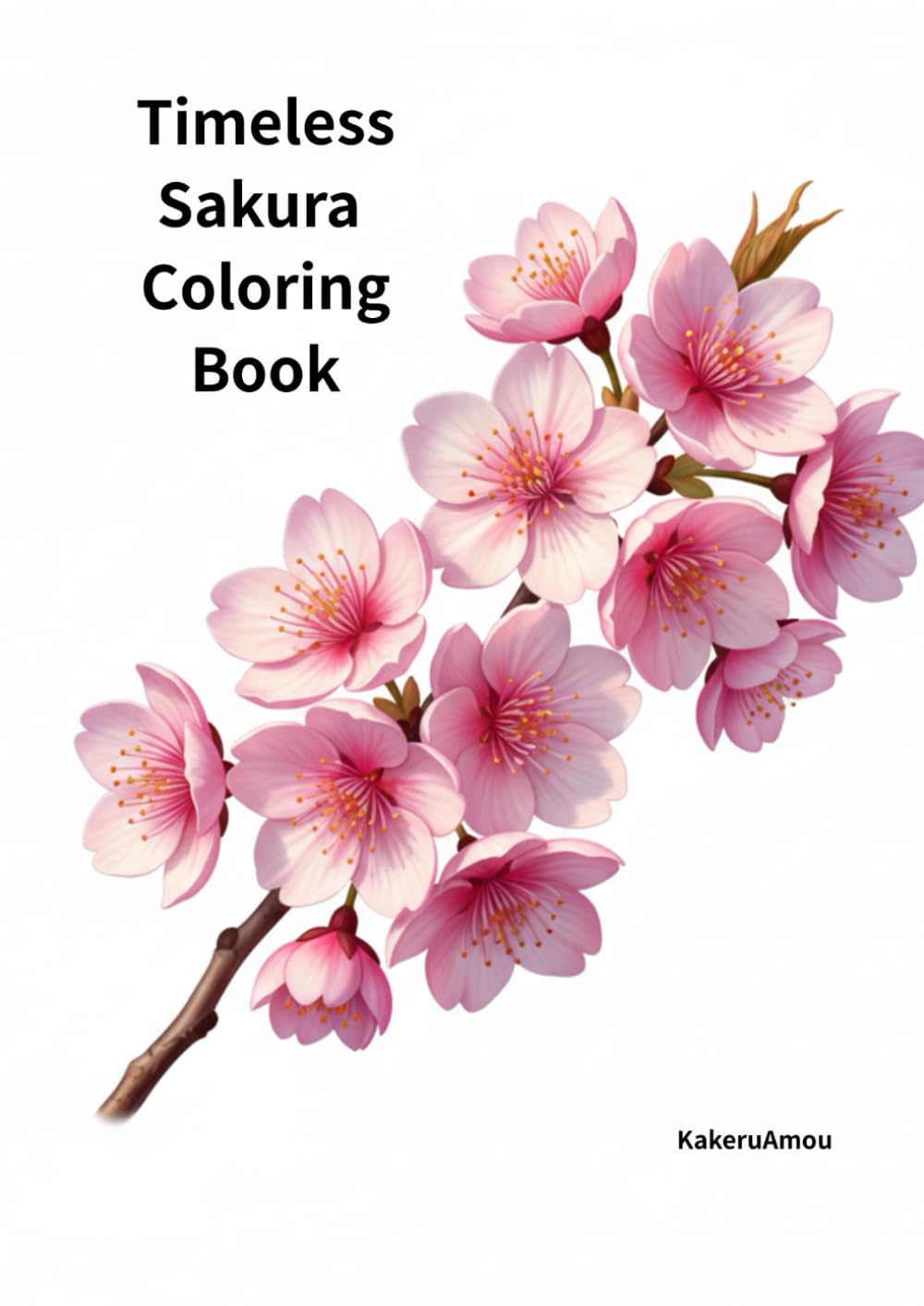 Timeless Sakura Coloring Book