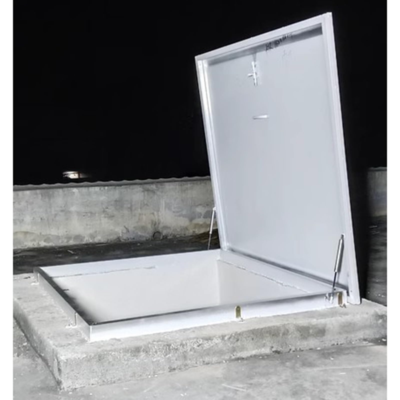 Genérico Puerta de Acceso para Techo Personalizable, Resistente y Resistente, antirrobo e Impermeable para Mantenimiento de sótanos, trampilla de Acceso de Metal (65 x 55 cm/25,6 x 21,7 Pulgadas)