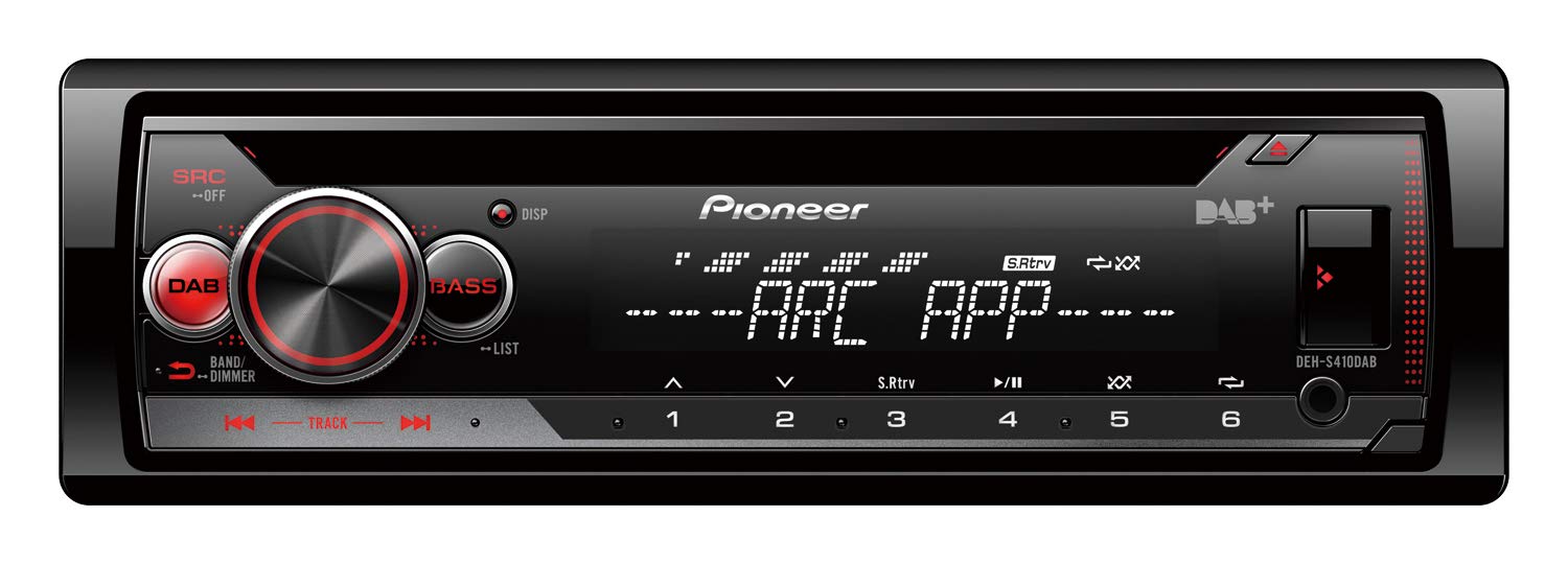 Pioneer DEH-S410DABAN Ricevitore multimediale per auto Nero 200 W