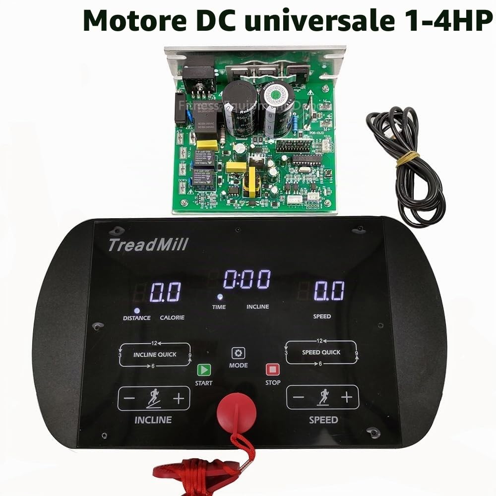 Scheda di Circuito Controller Universale for Tapis roulant 1-2,0 HP 1-4,0 HP Motore CC 90 V-260 V Display Console Tapis roulant
