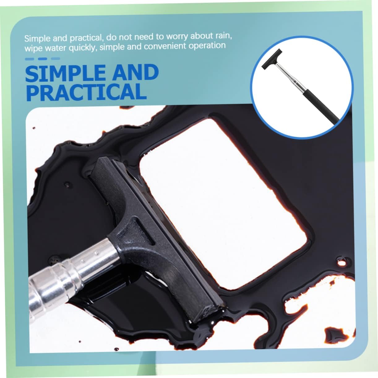 Mikinona Windshield Cleaner Rear View Mirror Wiper for Car Scratch Glass Cleaning Gadget for