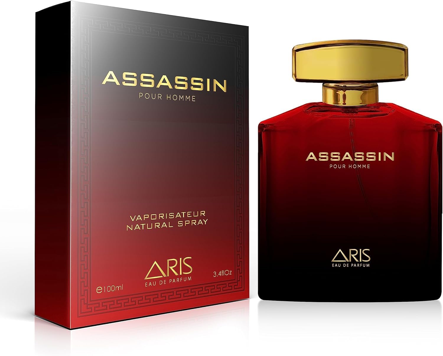 Assassin Intense Eau de Parfum – Long-Lasting Musk and Wood Fragrance for Men – 100mL Perfume Spray with Bonus 15mL Sample (Randomly Selected)