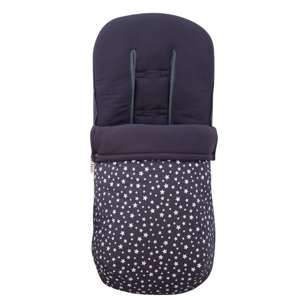 JYOKO KIDS Saco Universal para Cochecito y silla de Paseo, Saco de abrigo para Carrito de Bebé Con Forro de Algodón, Primavera/Entretiempo (WINTER SKY, ALGODON)