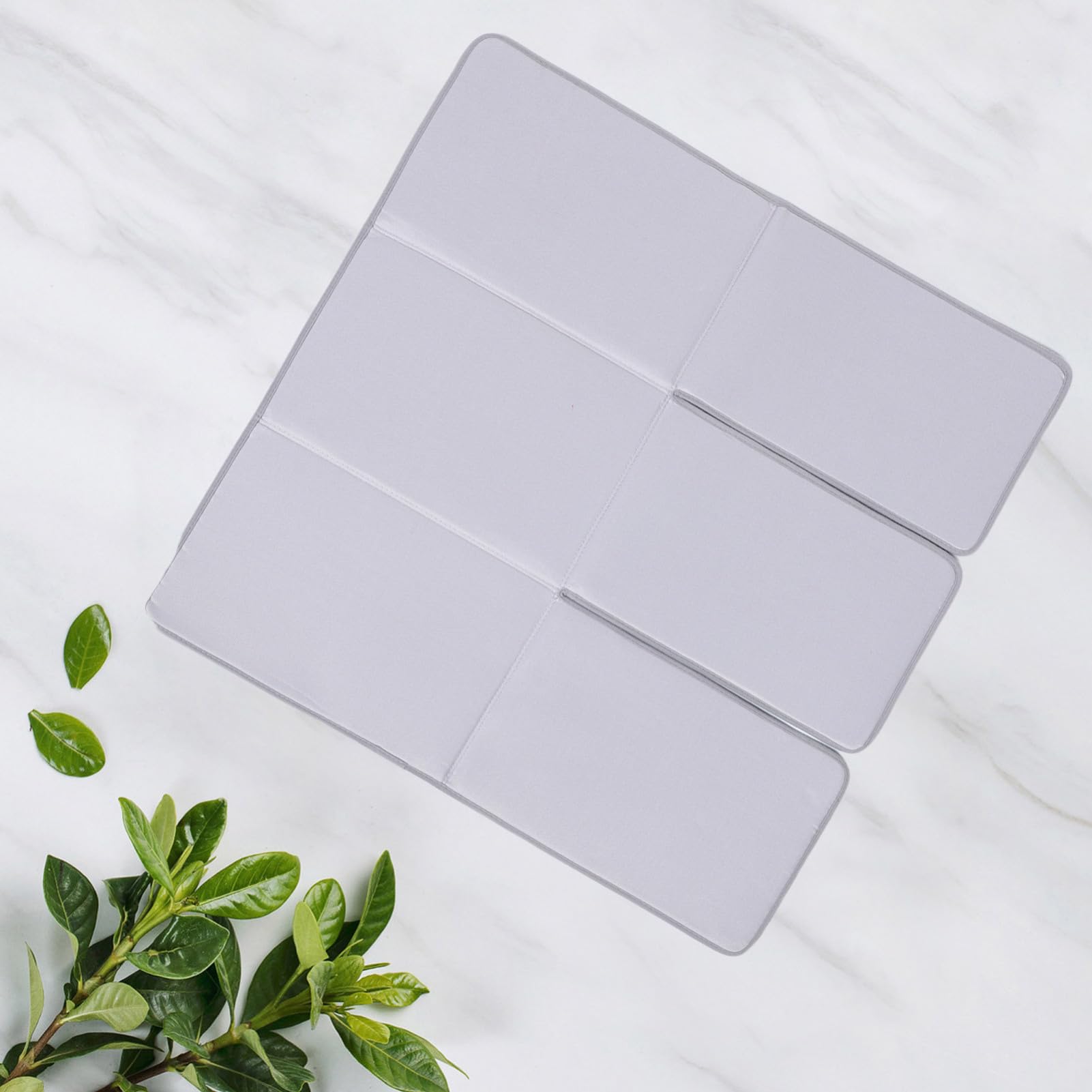 Faltbare Bügelmatte mit 6-falt Design, Pp Platte und Stoff | Tragbar für Reisen und Tischnutzung, Stabile Zubehörlösung, 1 Stück, Grau, Hitzebeständig