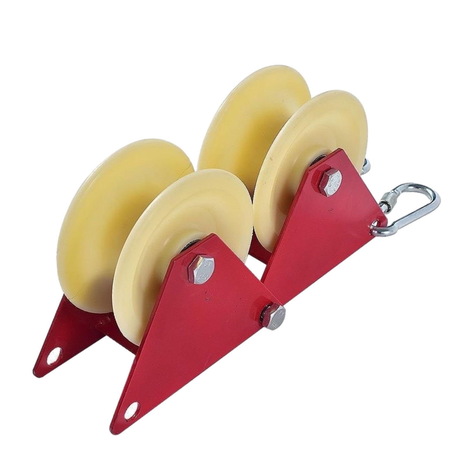 harayaa Poulie rétractable à Corde, rainure de Roue, libération de Corde, Corde de sécurité, poulie Manuelle pour Le Rappel