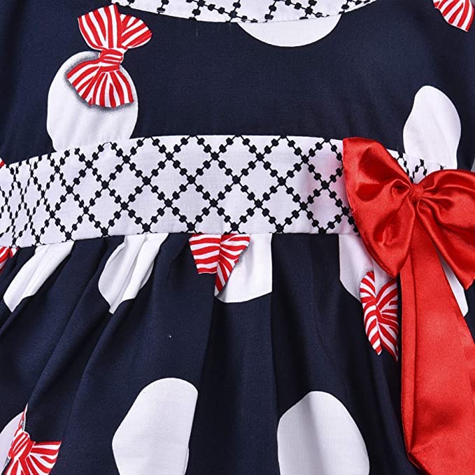 Image of Wish Karo Baby Girls Cotton Dress Casual Frocks for Girls-(ctn383)