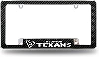 Vista 8 de Rico Industries NFL Football Black 12" x 6" Chrome All Over Automotive License Plate Frame for Car/Truck/SUV