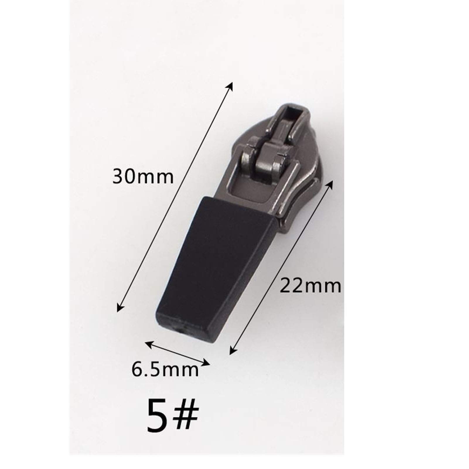 Estrattore Ziper, fissatore di cerniere, Zipper,Pull Sliders Head,Sewing Zips,Zippers,durable 10pcs 3# 5# Anti-loading Waterproof, for Invisible Nylon Zip,