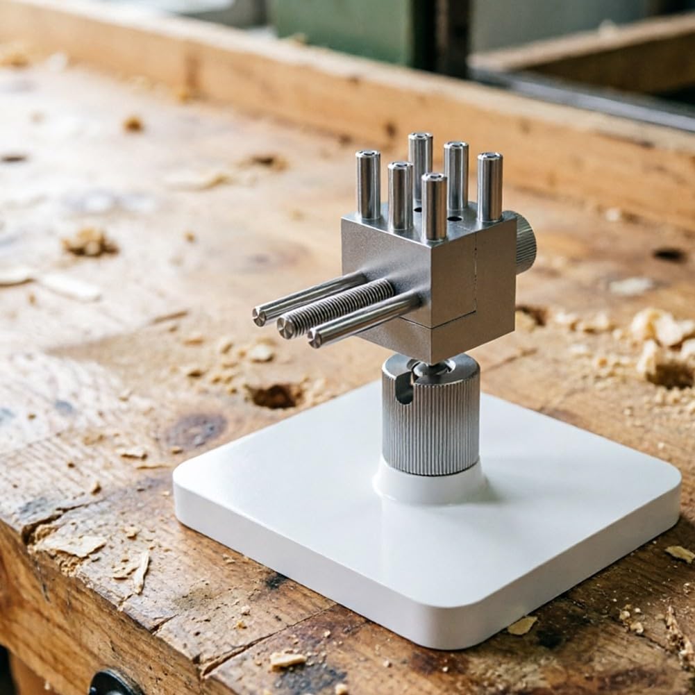 Étau de précision en acier inoxydable avec pince rotative à 360°, modulaire