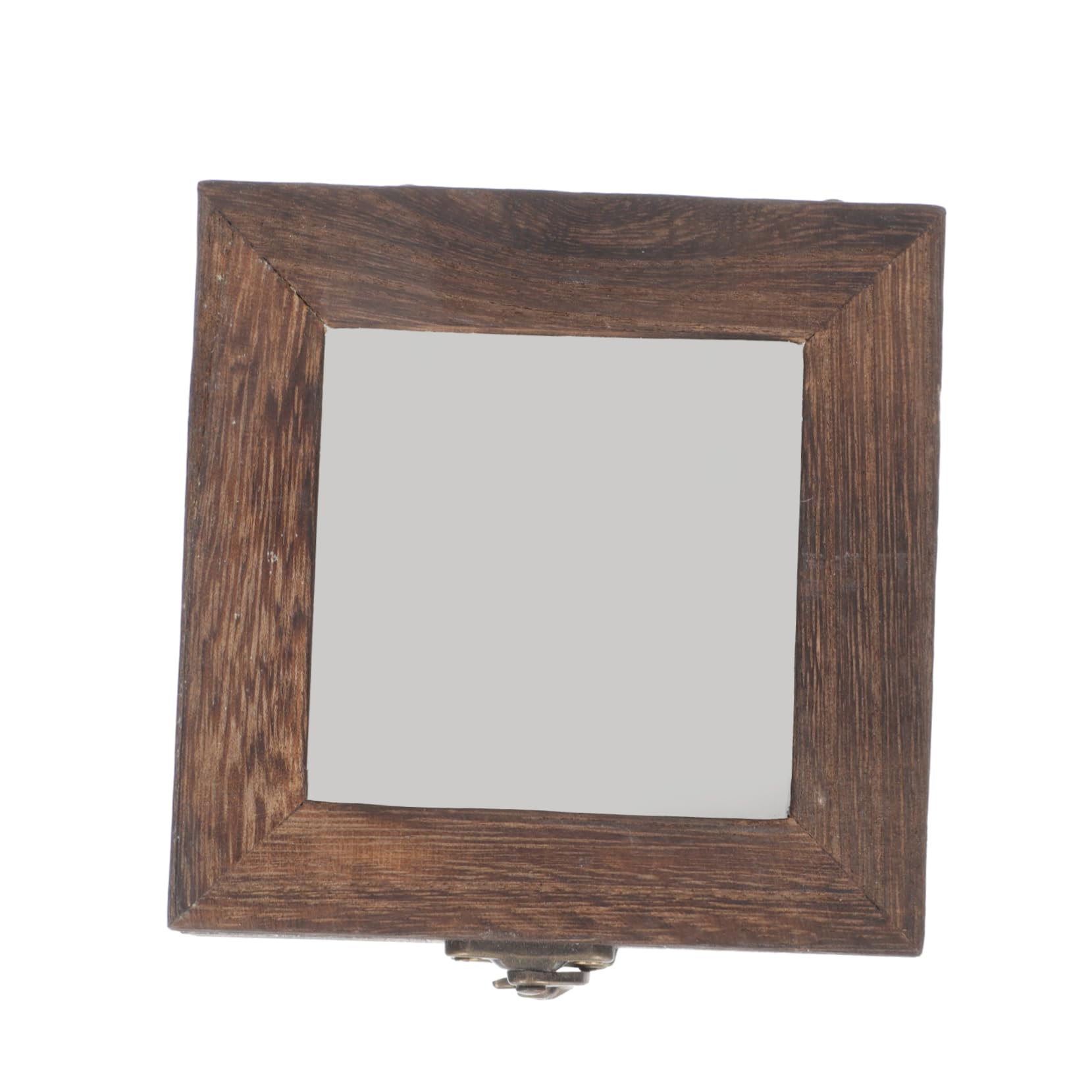 PACKOVE Box Specimen Box Terrarium Glass Containers Display Case with Glass Specimen Case Glass Terrarium with Lid Glass Display Cabinet Jewelery Clamshell with Cover Jewelry Wood