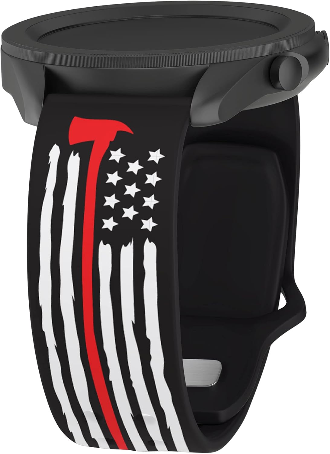 Affinity Bands Firefighter First Responder HD Watch Band Compatible with Samsung Galaxy Watch and more