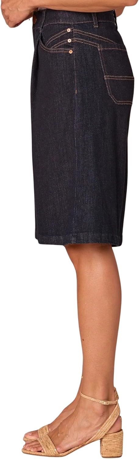 Ab"solution Skyrise Relaxed Bermuda Shorts with Front Pleats - Image 3