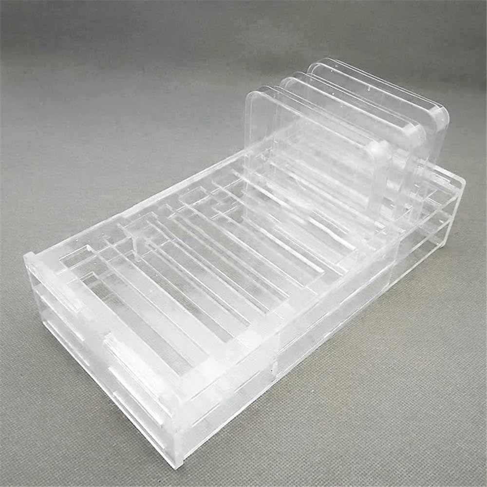 Equipos y suministros de laboratorio 1 soporte for cultivo de laboratorio cuadrado 5/8/10 orificios (100 x 100 mm) y 130 mm vidrio orgánico