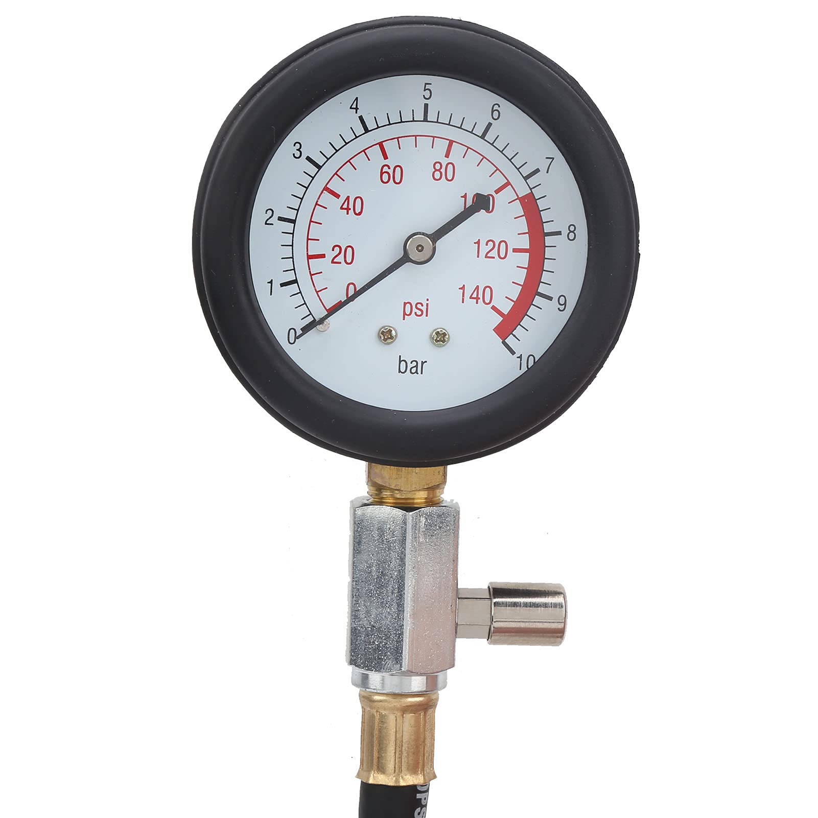 Manometri compressione-,Kit di Strumenti per Test Pressione Olio Motore Yctze, Misuratore di Pressione Olio con Cassetta degli Attrezzi Avviso Olio Basso con Adattatore di Accoppiamento a 90 °